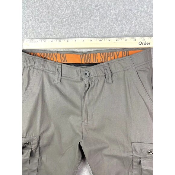 Public Supply Cargo Shorts Utility Pockets Durable Resortwear Outdoor Classic - Picture 6 of 13